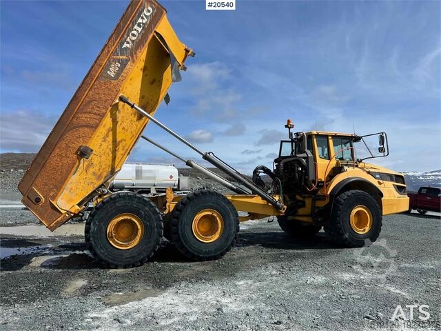 Muldenfahrzeug Volvo A40G dump truck 6x6. WATCH VIDEO