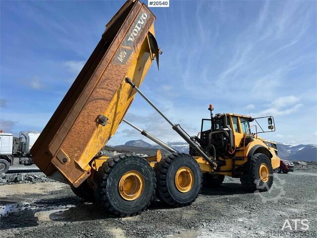 Muldenfahrzeug Volvo A40G dump truck 6x6. WATCH VIDEO