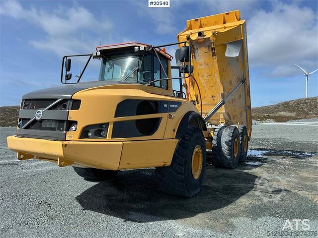Muldenfahrzeug Volvo A40G dump truck 6x6. WATCH VIDEO