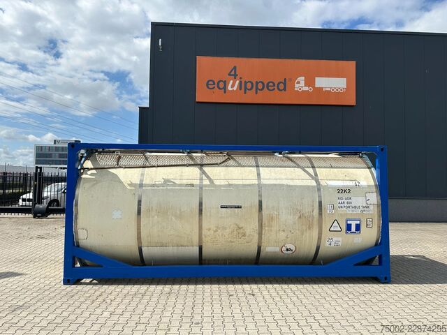 Tankcontainer CIMC 20FT ISO 25.000L / UN PORTABLE  T11 / 2.5Y + CS...