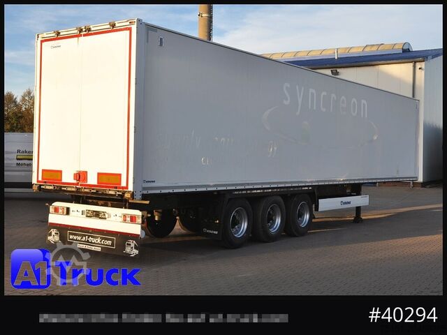 Box semitrailer KRONE SDK 27, Koffer, 1 Vorbesitzer, Plywood,
