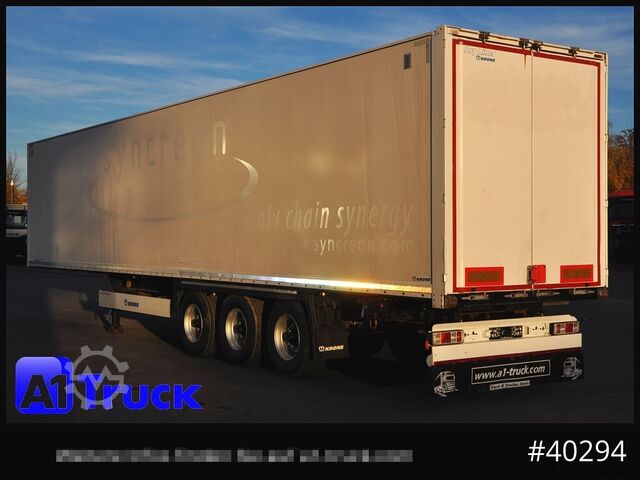 Box semitrailer KRONE SDK 27, Koffer, 1 Vorbesitzer, Plywood,