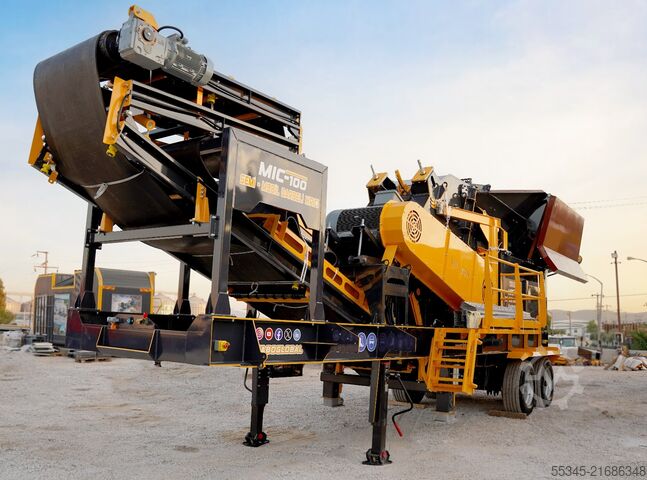 Crushing unit FABO Mobile Impact Crusher Mobile Impact Crusher MIC-100
