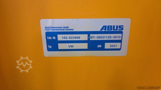 Jib crane Abus 2.000 KG 2x