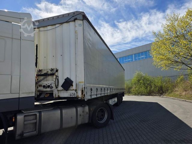 Auflieger mit Pritsche & Plane KRONE Coiler Gadine, Edscha, Lift, BPW Trommel