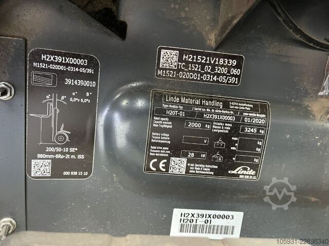 Treibgasstapler Linde H20T-01
