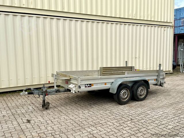 Low loader trailer KOCH Baumaschinenanhänger / Rampen / TÜV Januar 2027