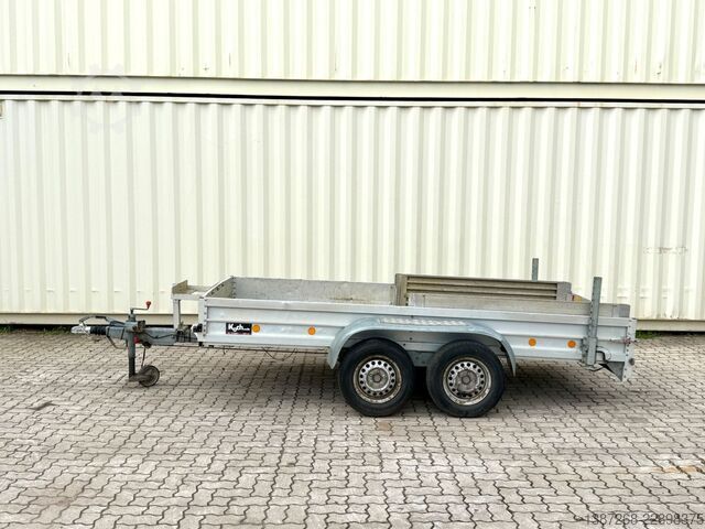 Low loader trailer KOCH Baumaschinenanhänger / Rampen / TÜV Januar 2027