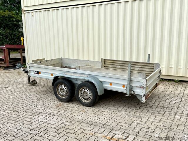 Low loader trailer KOCH Baumaschinenanhänger / Rampen / TÜV Januar 2027