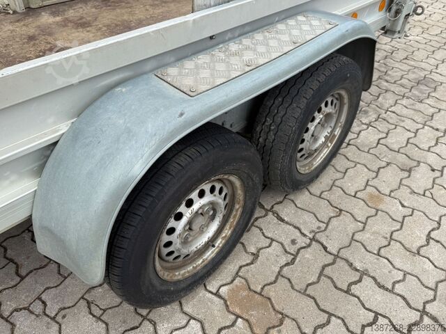 Low loader trailer KOCH Baumaschinenanhänger / Rampen / TÜV Januar 2027