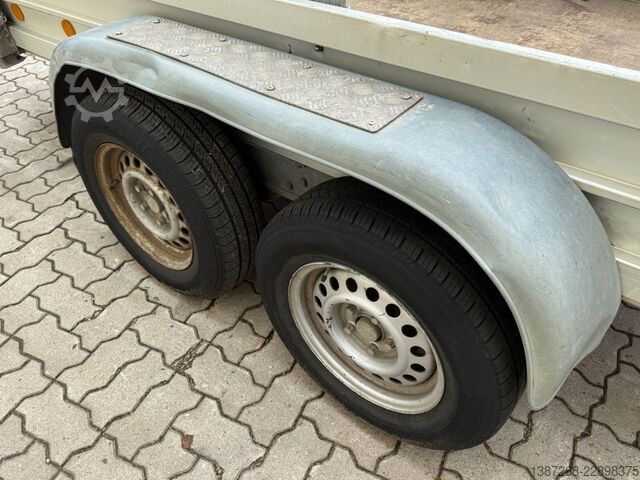 Low loader trailer KOCH Baumaschinenanhänger / Rampen / TÜV Januar 2027