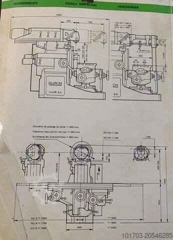 Universal-Fräsmaschine HURON NU4