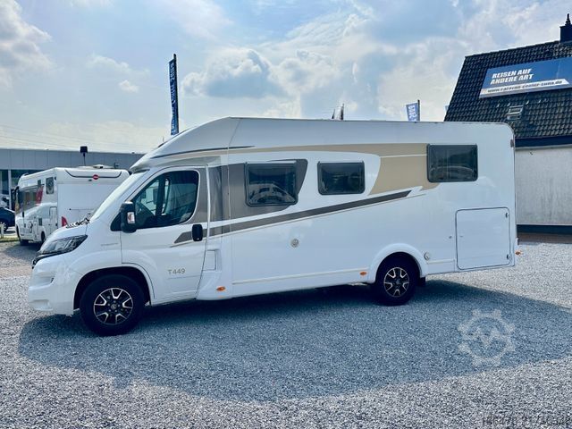 Teilintegriertes Wohnmobil CARADO T 449 *Queensbett-Hubbett-Sat-TV*