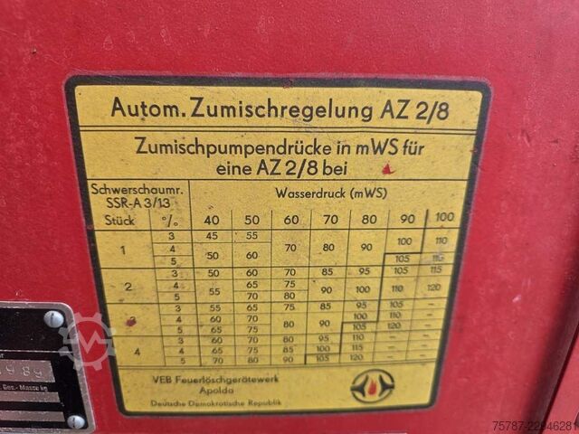 Spezial-LKW  W50 L/LF IFA Löschfahrzeug mit Pumpe + Tank