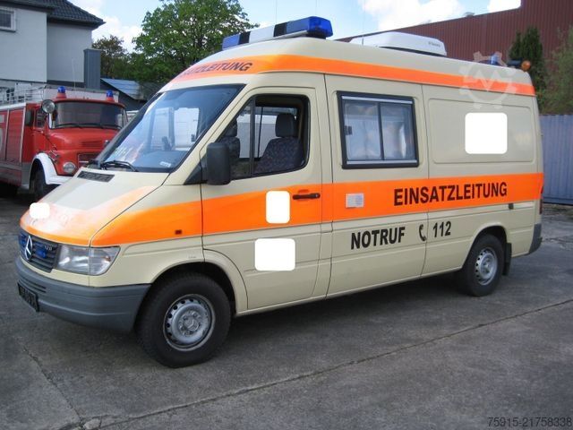 Kastenwagen Wohnmobil / Campervan MERCEDES-BENZ 312 D-KA Sprinter Einsatzleitung (ex-RTW) BINZ