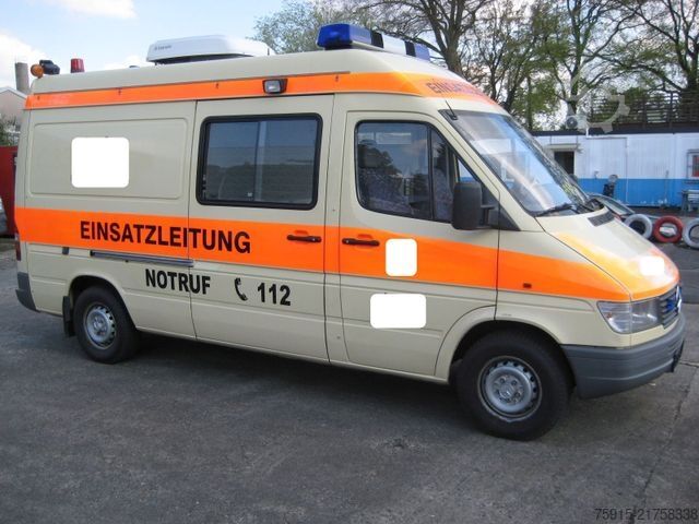 Kastenwagen Wohnmobil / Campervan MERCEDES-BENZ 312 D-KA Sprinter Einsatzleitung (ex-RTW) BINZ