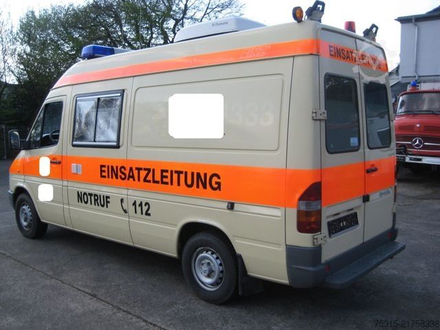 Kastenwagen Wohnmobil / Campervan MERCEDES-BENZ 312 D-KA Sprinter Einsatzleitung (ex-RTW) BINZ