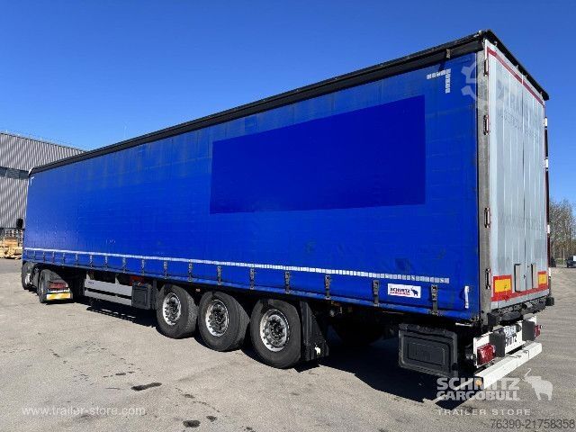 Auflieger mit Pritsche & Plane Schmitz Cargobull Semitrailer Curtainsider Standard