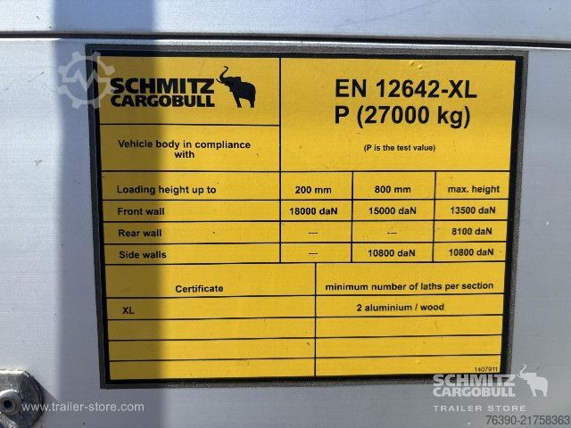 Auflieger mit Pritsche & Plane Schmitz Cargobull Semitrailer Curtainsider Standard
