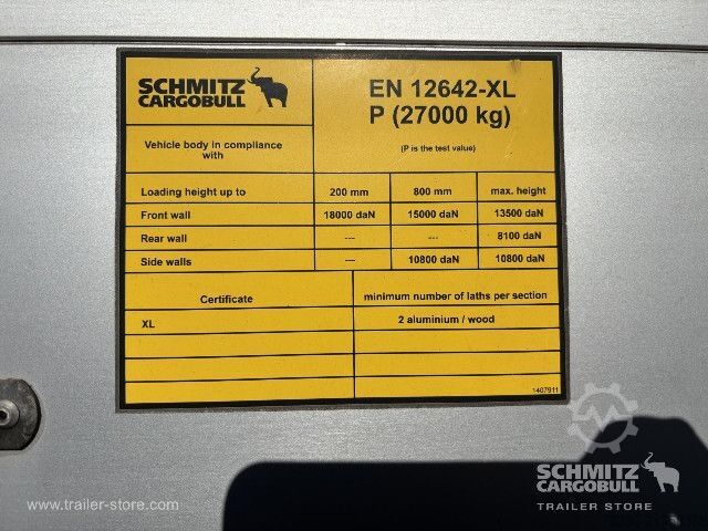 Auflieger mit Pritsche & Plane Schmitz Cargobull Semitrailer Curtainsider Standard