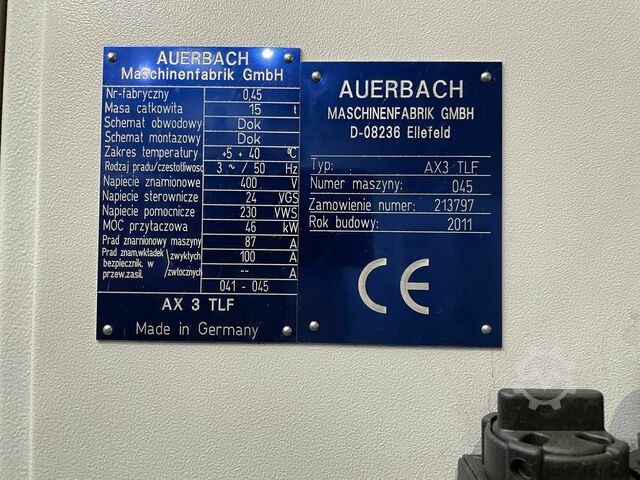 Bohr- und Fräsmaschine AUERBACH AX3 TLF