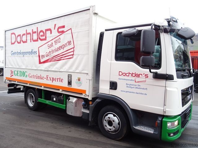 Beverage van MAN 8.190 TGL*4,6 m Rollplane*2x AHK*B/L*Diff.*TOP !