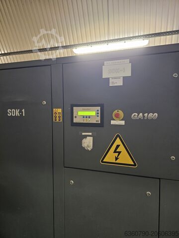 Industrial Screw Air Compressor – 166 kW Atlas Copco GA160 (SOK-1) GA160