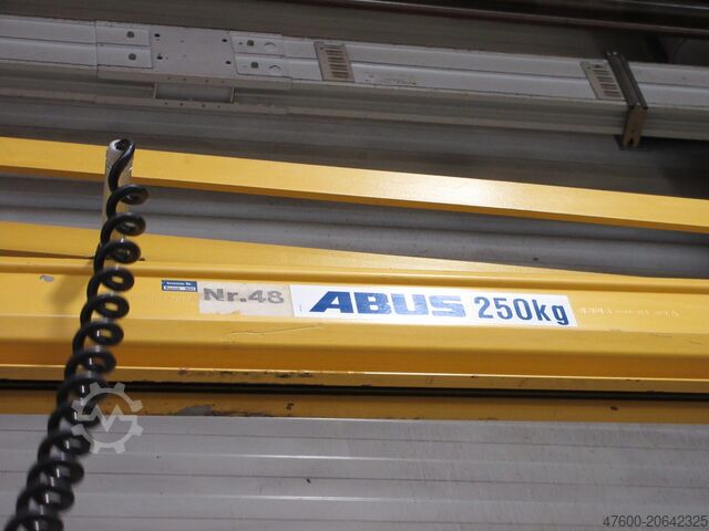 Wandschwenkkran Schwenkkran Kettenzug ABUS LW Drehkran Hallenkran Kran 250KG NL 250KG L 7m incl. Abus GM Kettenzug