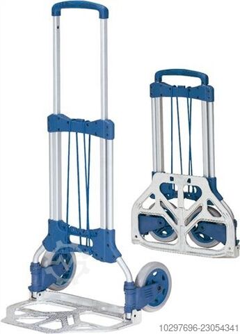 Foldable transport trolley STA, aluminium, height 1090 mm – 1 unit  
