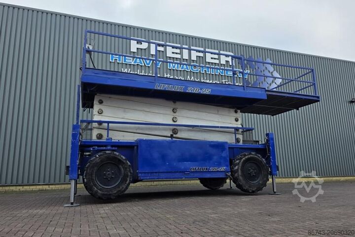 Articulated boom lift Liftlux SL210-25D4WDS/P Diesel, Hydraulic Deck Extension,