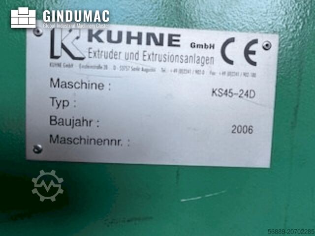 Doppelschneckenextruder KUHNE KS45-24D