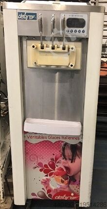 Used Italian ice cream machine with 3 flavors Debref Debref BQ628Y
