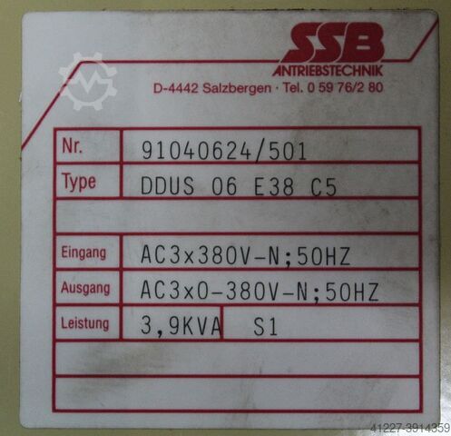 Power converter SSB DDUS 06 E38 C5