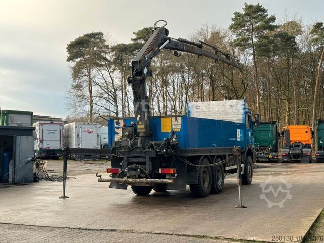 LKW mit Pritsche (offen) MAN 27.403 6x6 Pritsche + HIAB-Ladekran