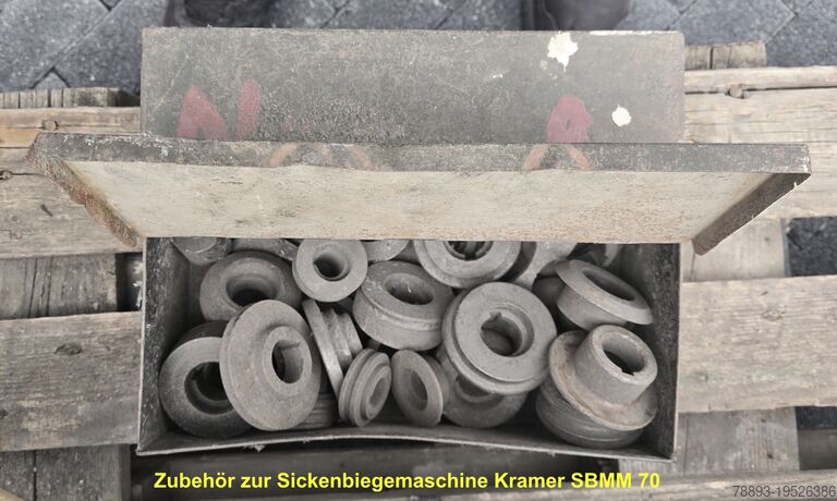 Beading & flanging machine Kramer SBMM 70 + mehrere Rollensätze