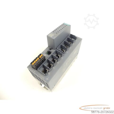 Component Siemens 6GK5208-0BA00-2FC2 Industrial Ethernet Switch SN: SVPM5194798 - ungbr. -