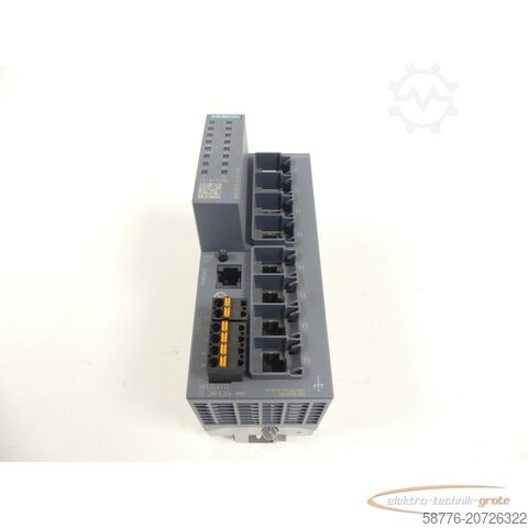 Component Siemens 6GK5208-0BA00-2FC2 Industrial Ethernet Switch SN: SVPM5194798 - ungbr. -