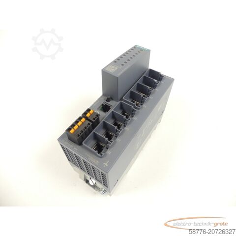 Component Siemens 6GK5208-0BA00-2FC2 Industrial Ethernet Switch SN: SVPM5207219 - ungbr. -