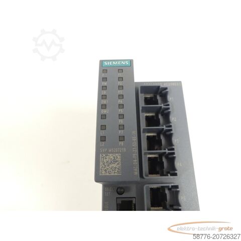 Component Siemens 6GK5208-0BA00-2FC2 Industrial Ethernet Switch SN: SVPM5207219 - ungbr. -