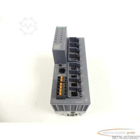 Component Siemens 6GK5208-0BA00-2FC2 Industrial Ethernet Switch SN: SVPM5207219 - ungbr. -
