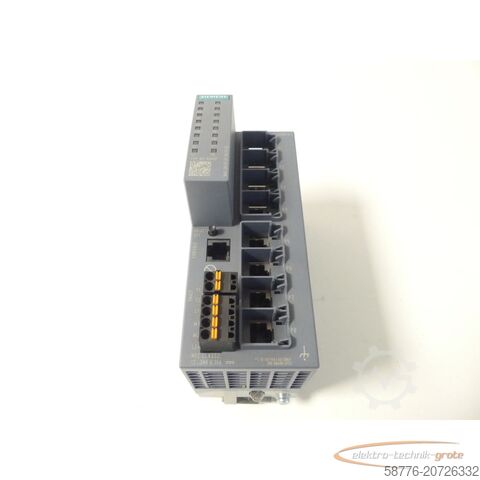 Component Siemens 6GK5208-0BA00-2FC2 Industrial Ethernet Switch SN: SVPM6196449 - ungbr. -