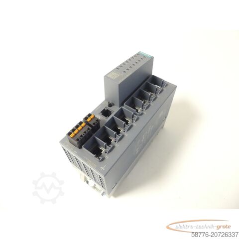 Component Siemens 6GK5208-0BA00-2FC2 Industrial Ethernet Switch SN: SVPM6196450 - ungbr. -