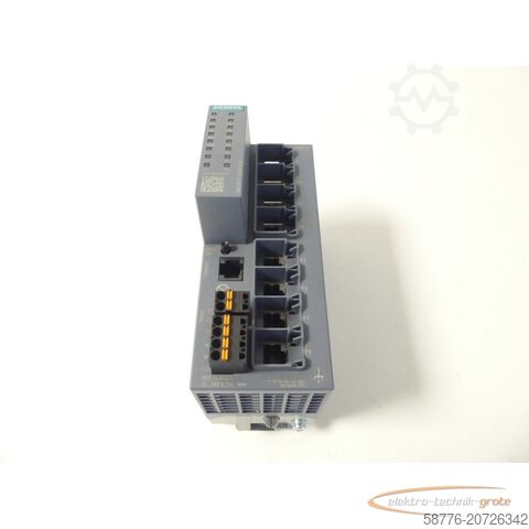 Component Siemens 6GK5208-0BA00-2FC2 Industrial Ethernet Switch SN: SVPM6196454 - ungbr. -