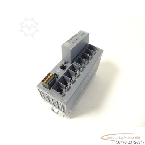 Component Siemens 6GK5208-0BA00-2FC2 Industrial Ethernet Switch SN: SVPM6196455 - ungbr. -