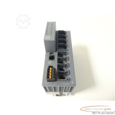 Component Siemens 6GK5208-0BA00-2FC2 Industrial Ethernet Switch SN: SVPM6196455 - ungbr. -