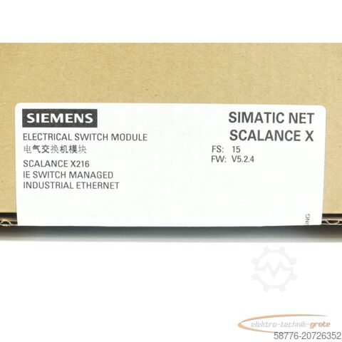 Component Siemens 6GK5216-0BA00-2AA3 SN:VPP4192955 - ! -