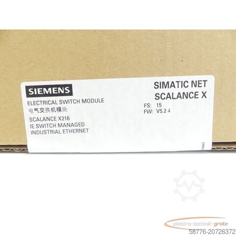 Component Siemens 6GK5216-0BA00-2AA3 SN:VPP4202049 - ! -