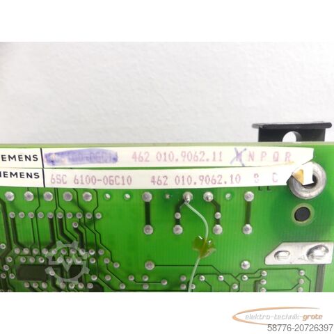 Component Siemens 6SC6100-0GC10 Stromversorgung und Thyristoransteuerung