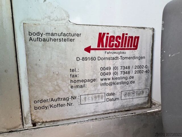 Kühl-/Tiefkühltransport Mercedes-Benz Atego 1223 2016 THERMO KING / LAADKLEP