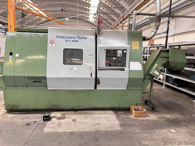 Heavy Duty CNC-Drehmaschine mit C-Achse Nakamura SC-450
